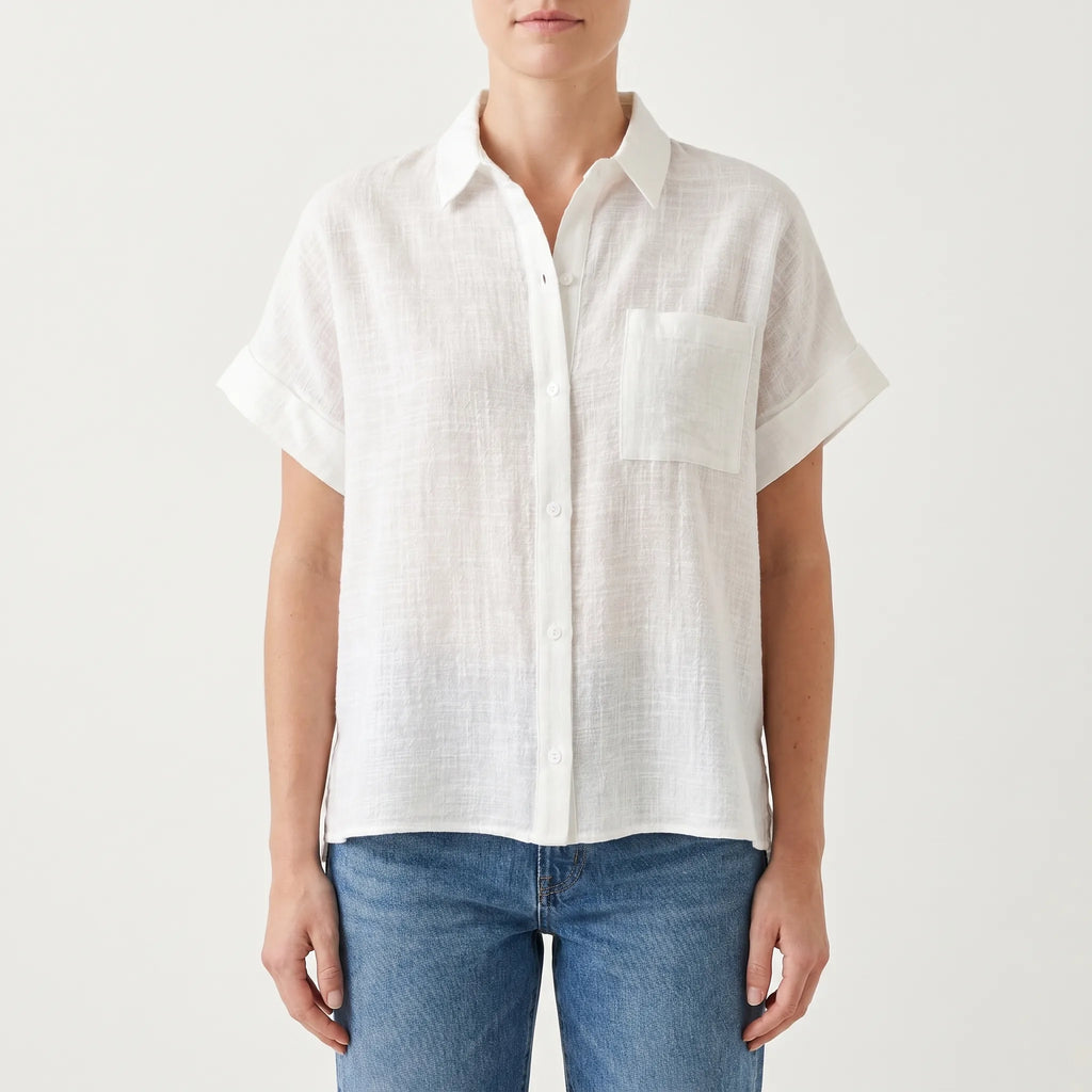 Casual button-down overhemd