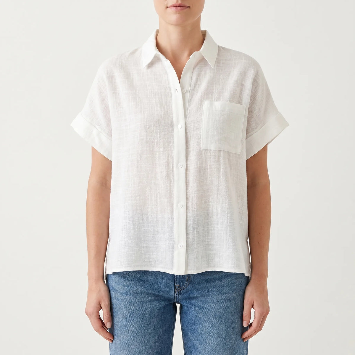 Casual button-down overhemd