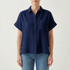 Casual button-down overhemd