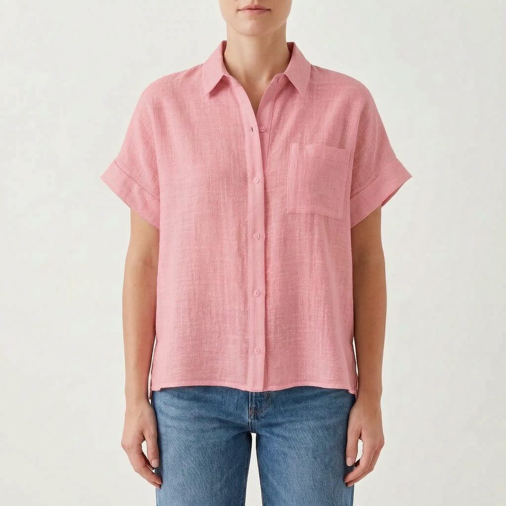 Casual button-down overhemd