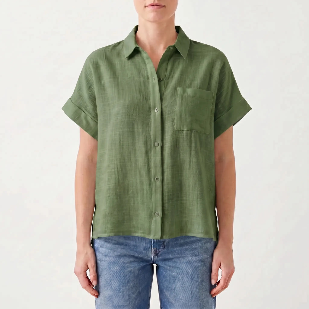 Casual button-down overhemd