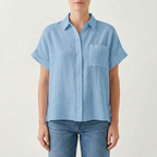 Casual button-down overhemd