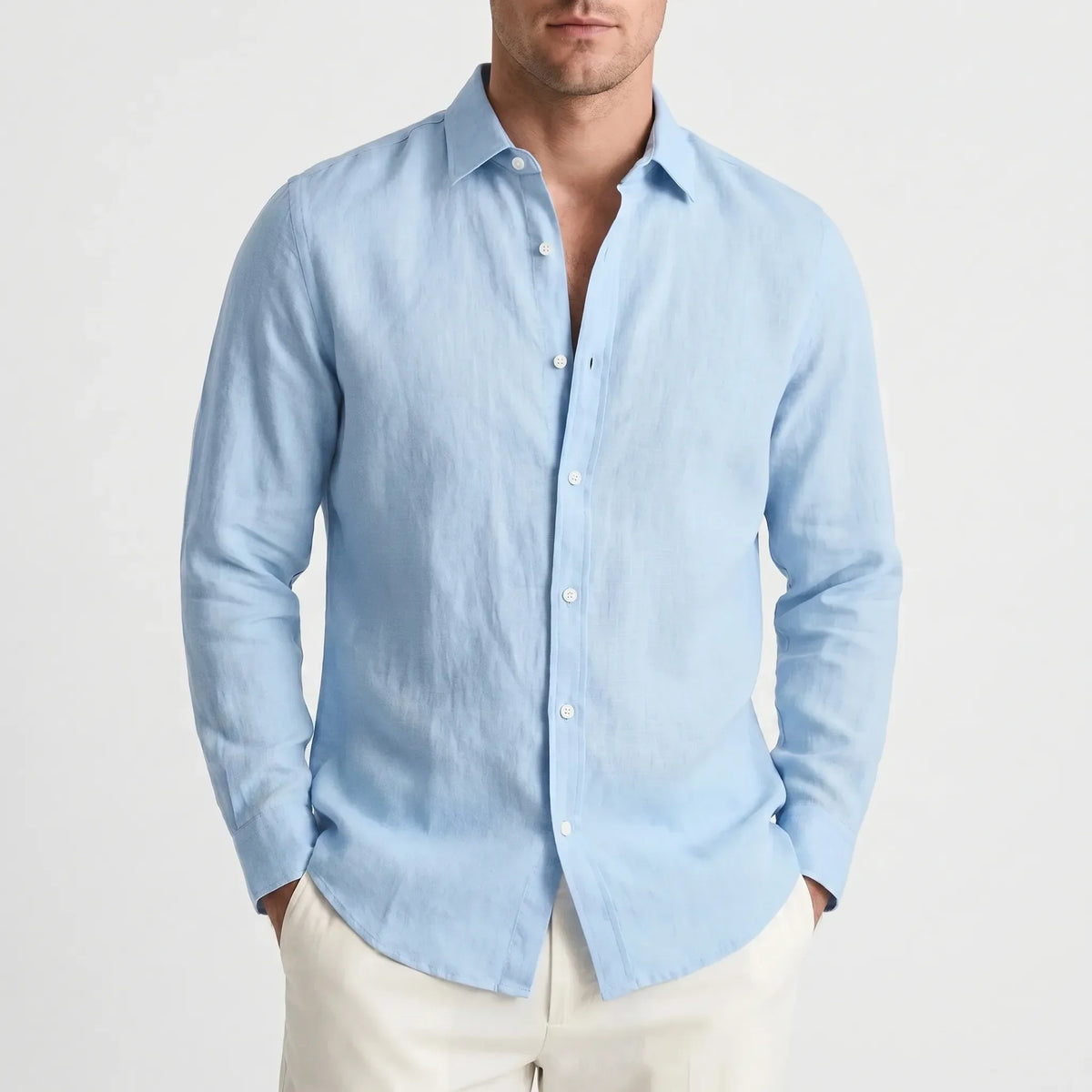 Casual overhemd met knopen – Noor