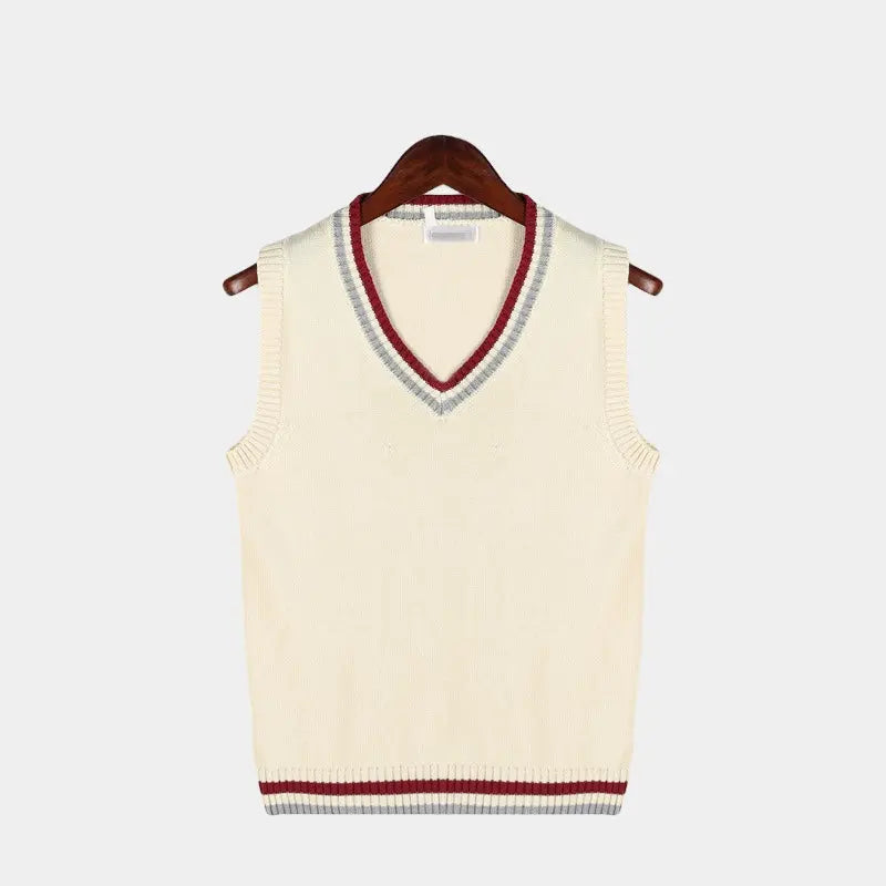 Casual college-stijl gilet – Noor