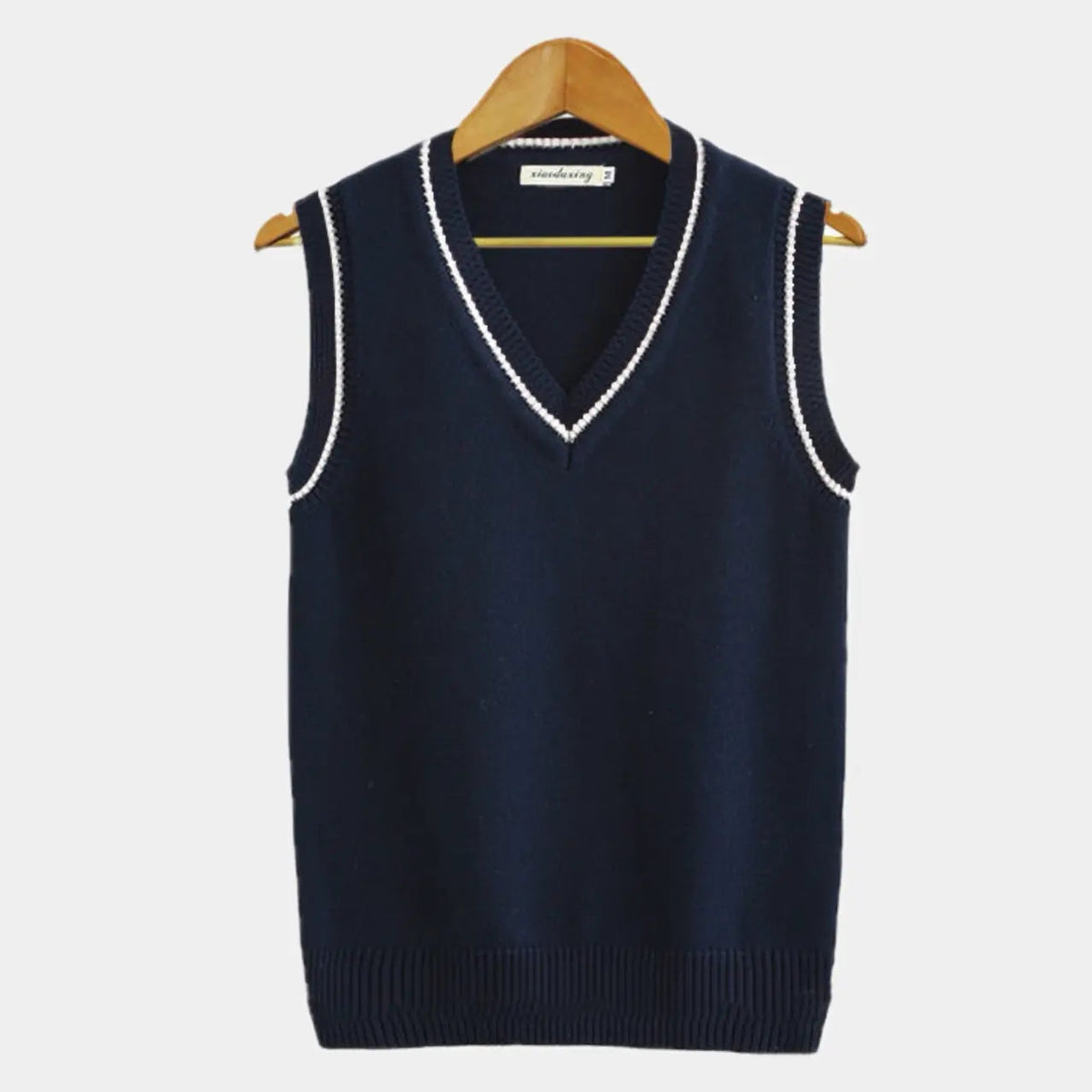 Casual college-stijl gilet – Noor