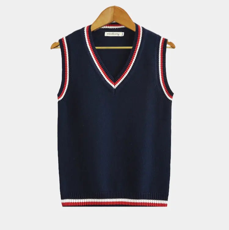 Casual college-stijl gilet – Noor