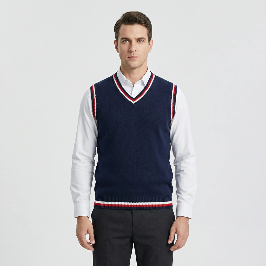 Casual college-stijl gilet – Liva