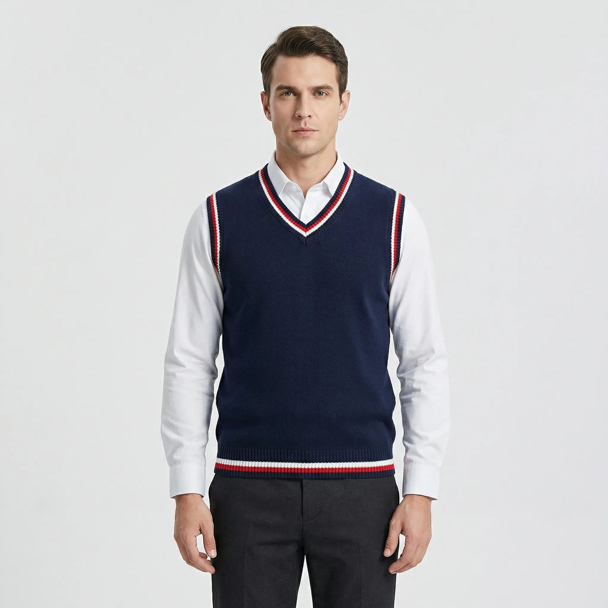 Casual college-stijl gilet – Liva