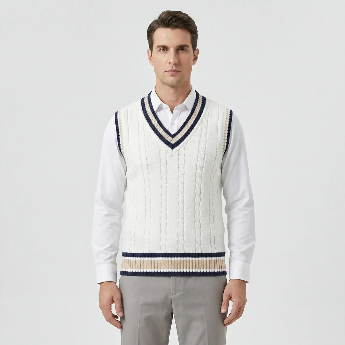 Casual college-stijl gilet – Liva