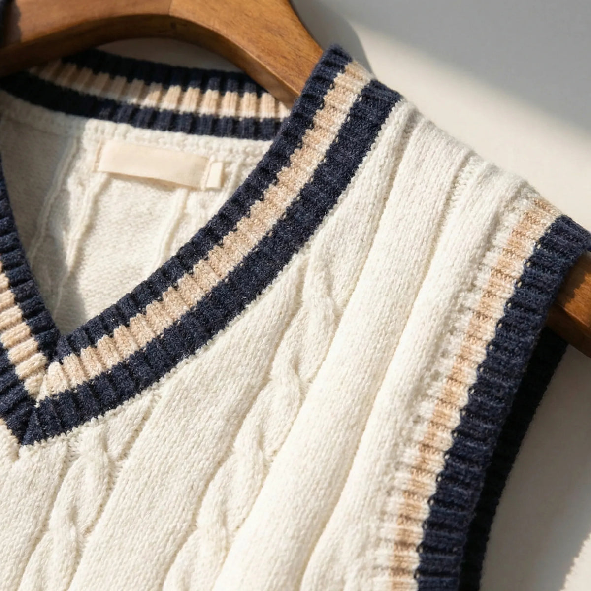 Casual college-stijl gilet – Liva