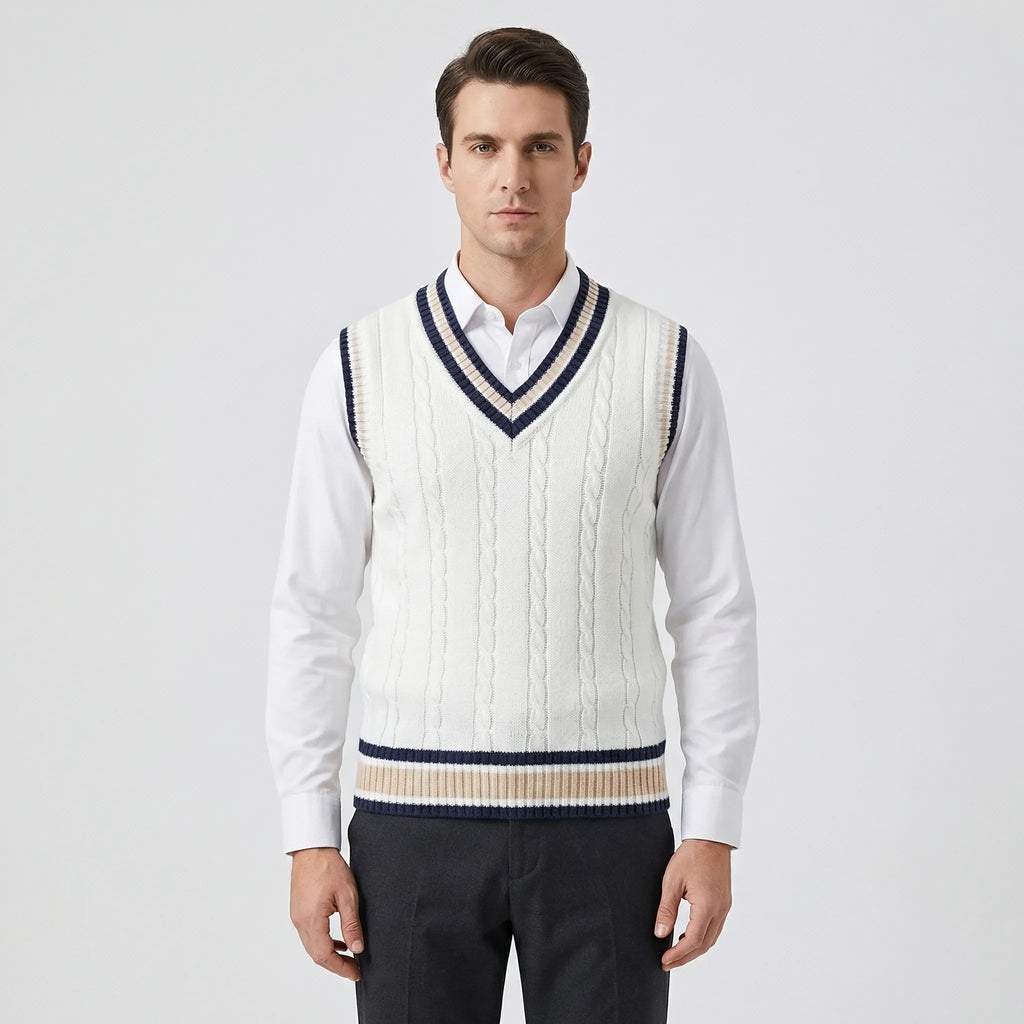 Casual college-stijl gilet – Liva