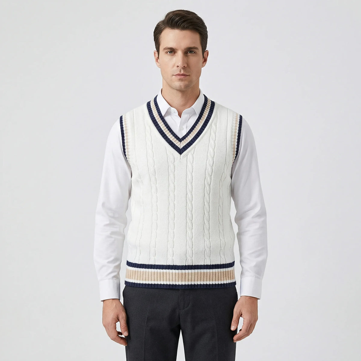 Casual college-stijl gilet – Liva