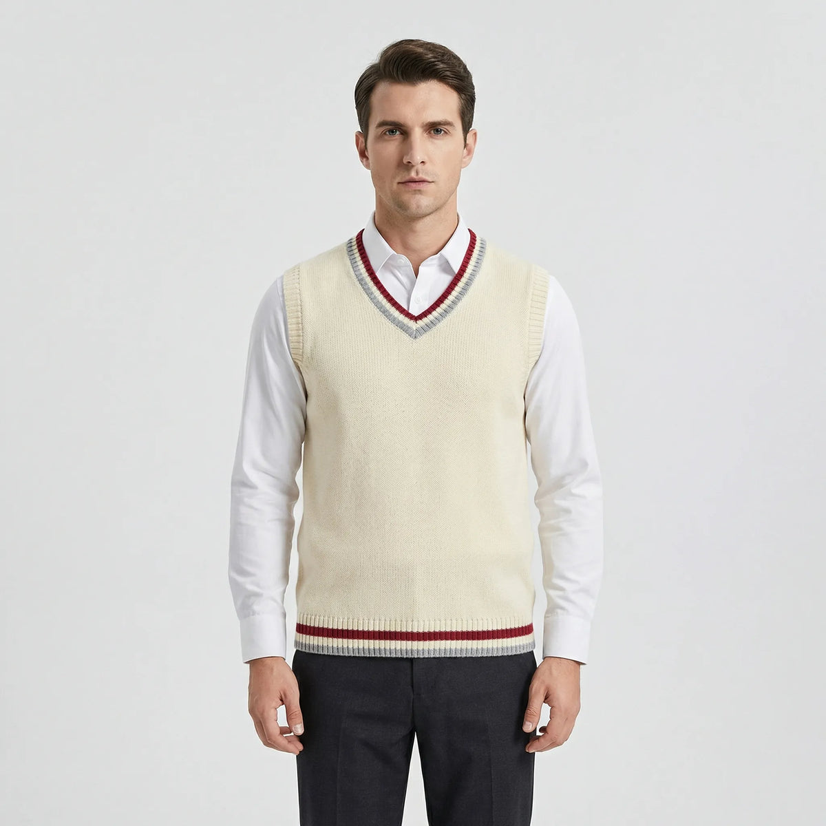 Casual college-stijl gilet – Liva