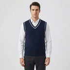 Casual college-stijl gilet – Liva