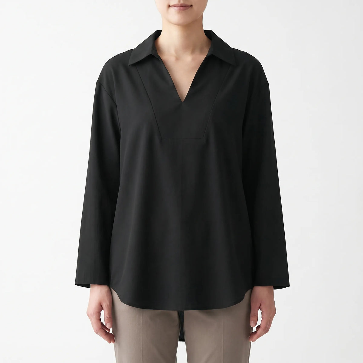 Casual hoog-laag tuniektop