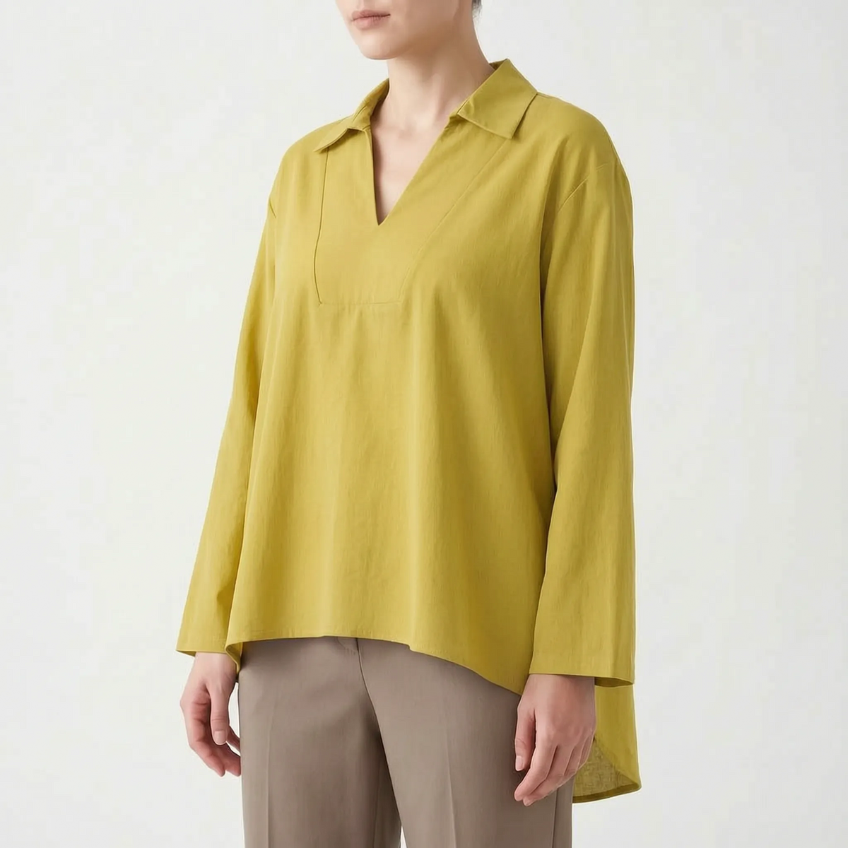 Casual hoog-laag tuniektop