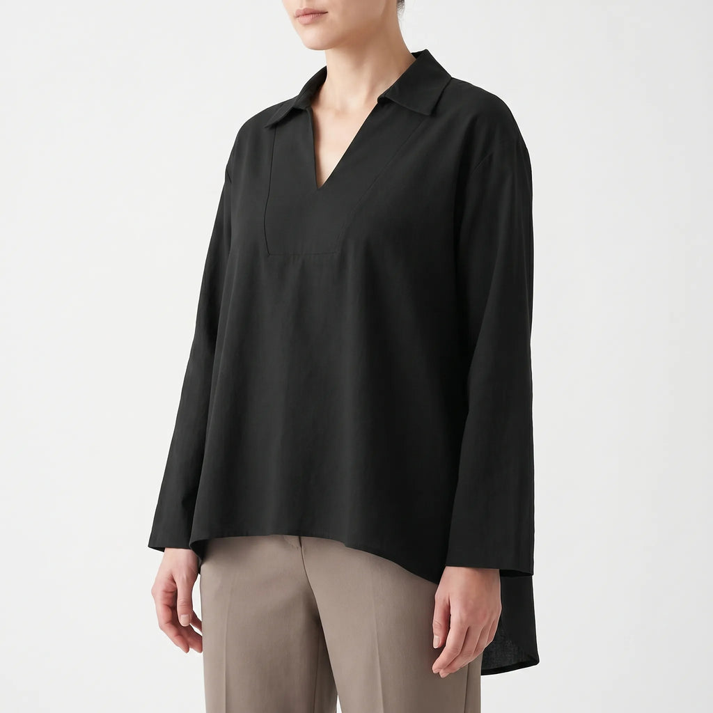 Casual hoog-laag tuniektop — afbeelding 21