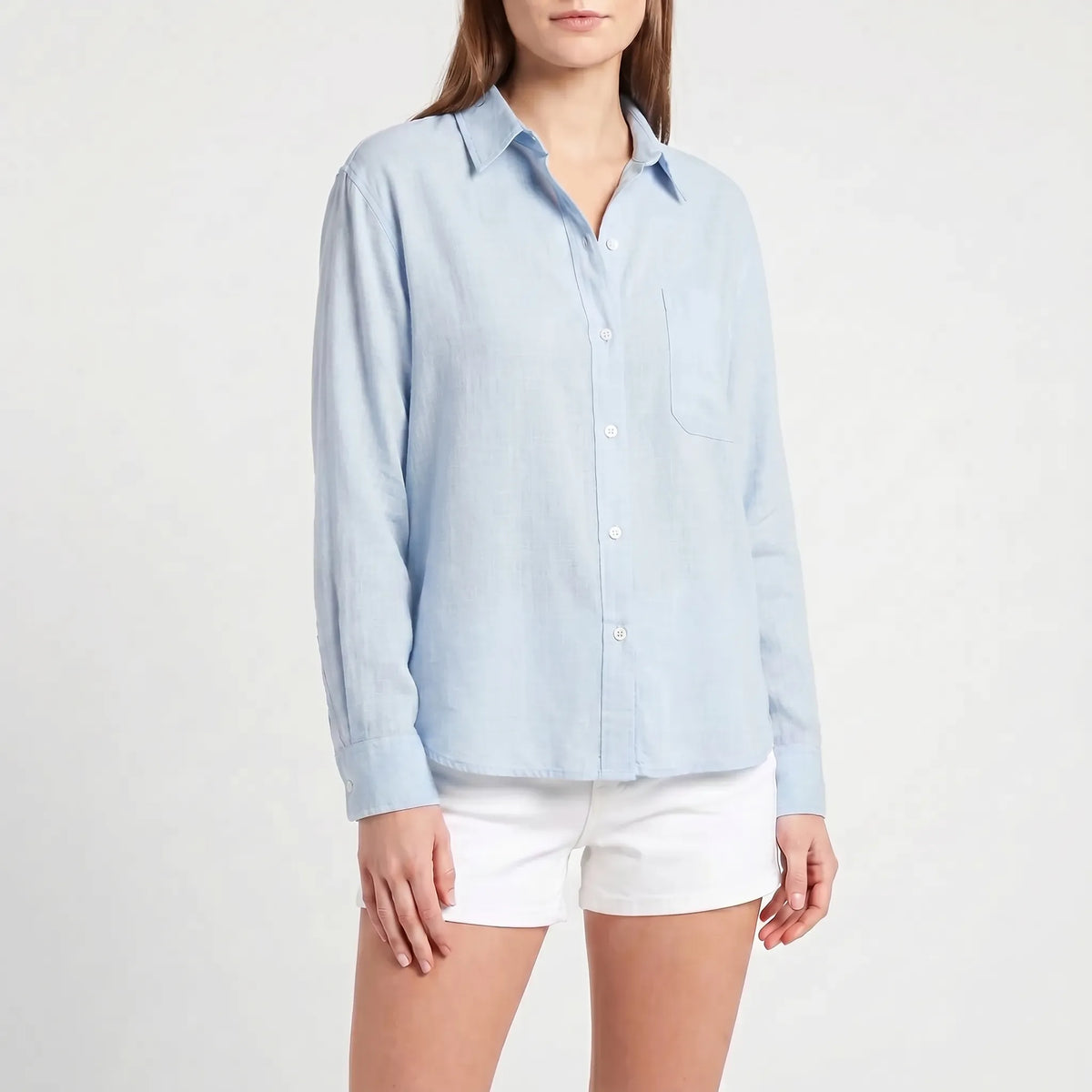 Casual blouse met lange mouwen