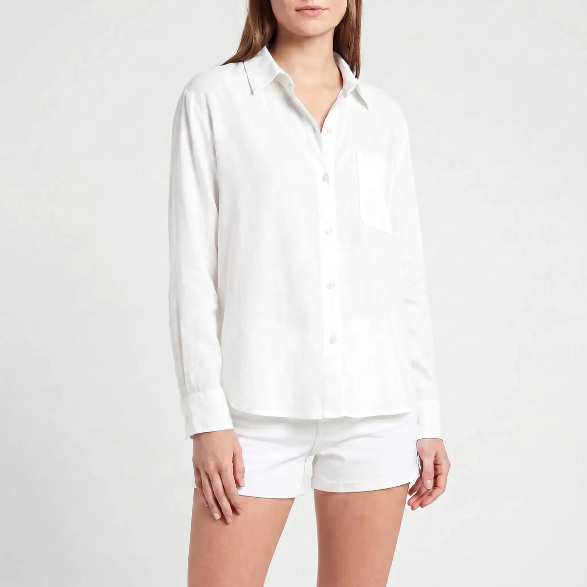 Casual blouse met lange mouwen