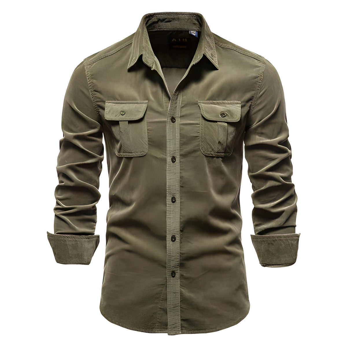 Casual herenshirt met een relaxte pasvorm — afbeelding 16