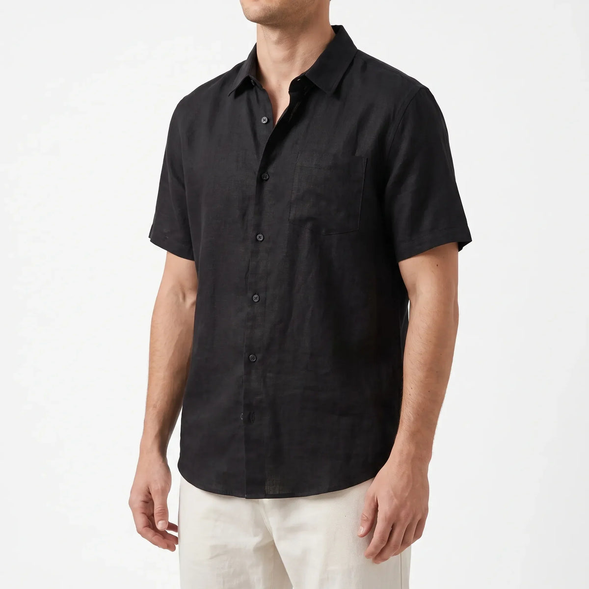 Casual overhemd met korte mouwen – Noor