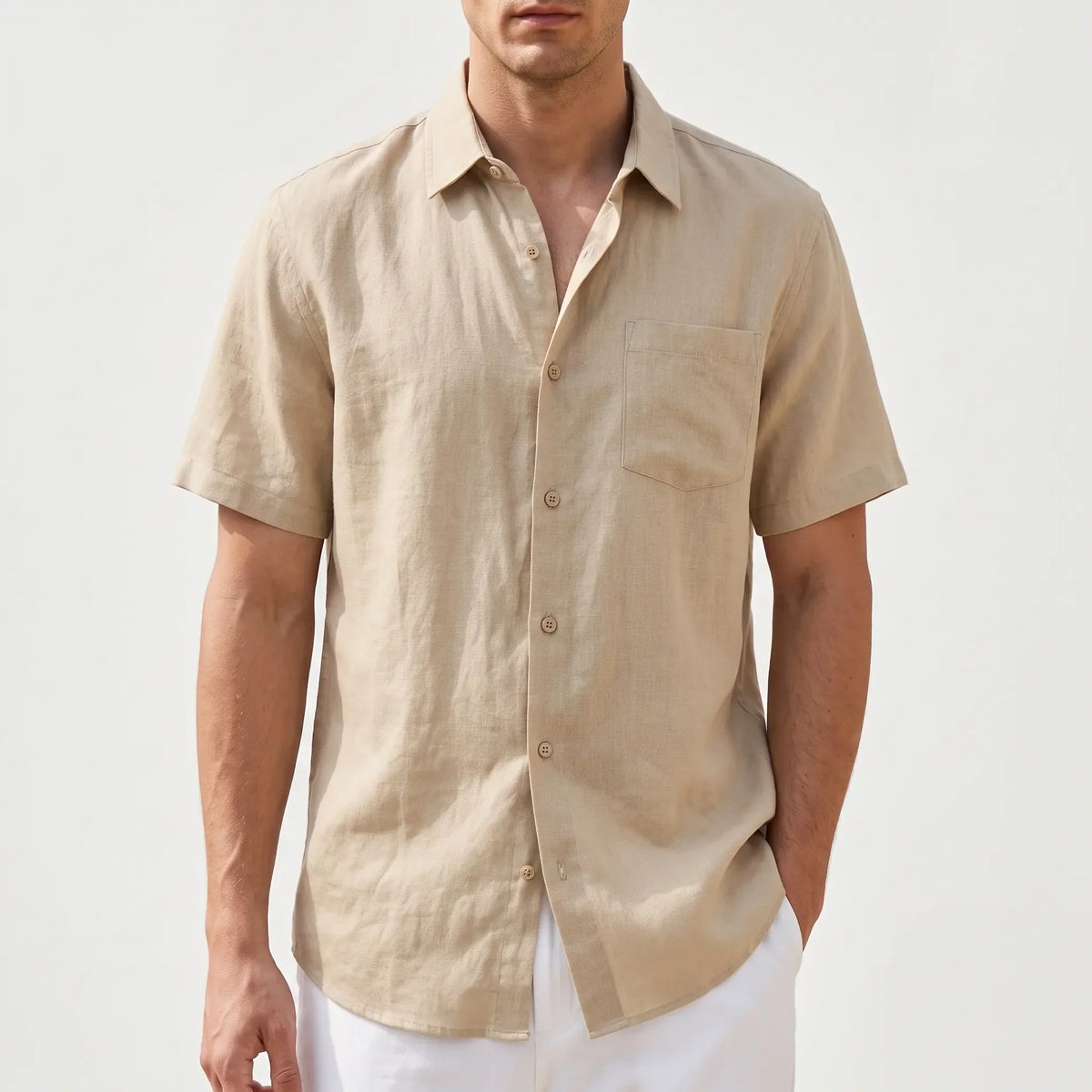 Casual overhemd met korte mouwen – Noor