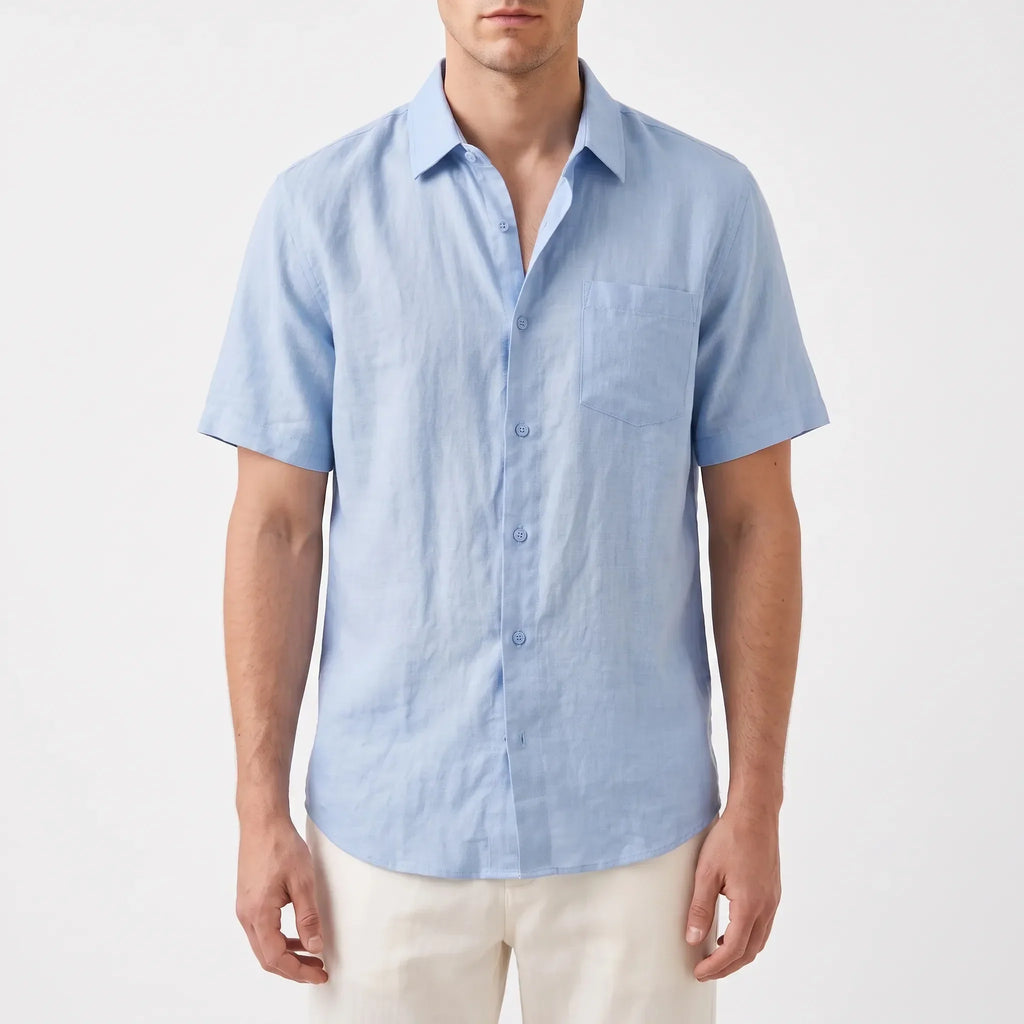 Casual overhemd met korte mouwen – Noor