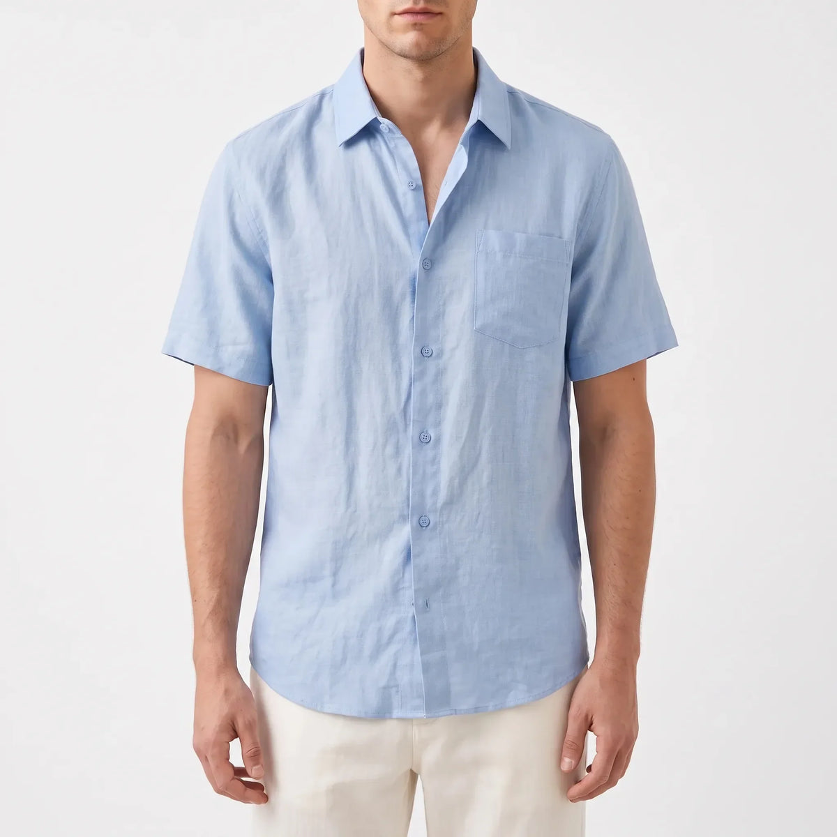 Casual overhemd met korte mouwen – Noor