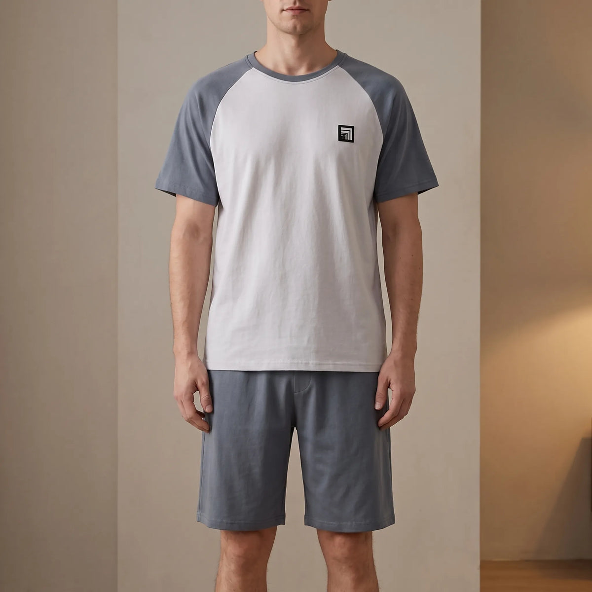 Casual pyjama shortset