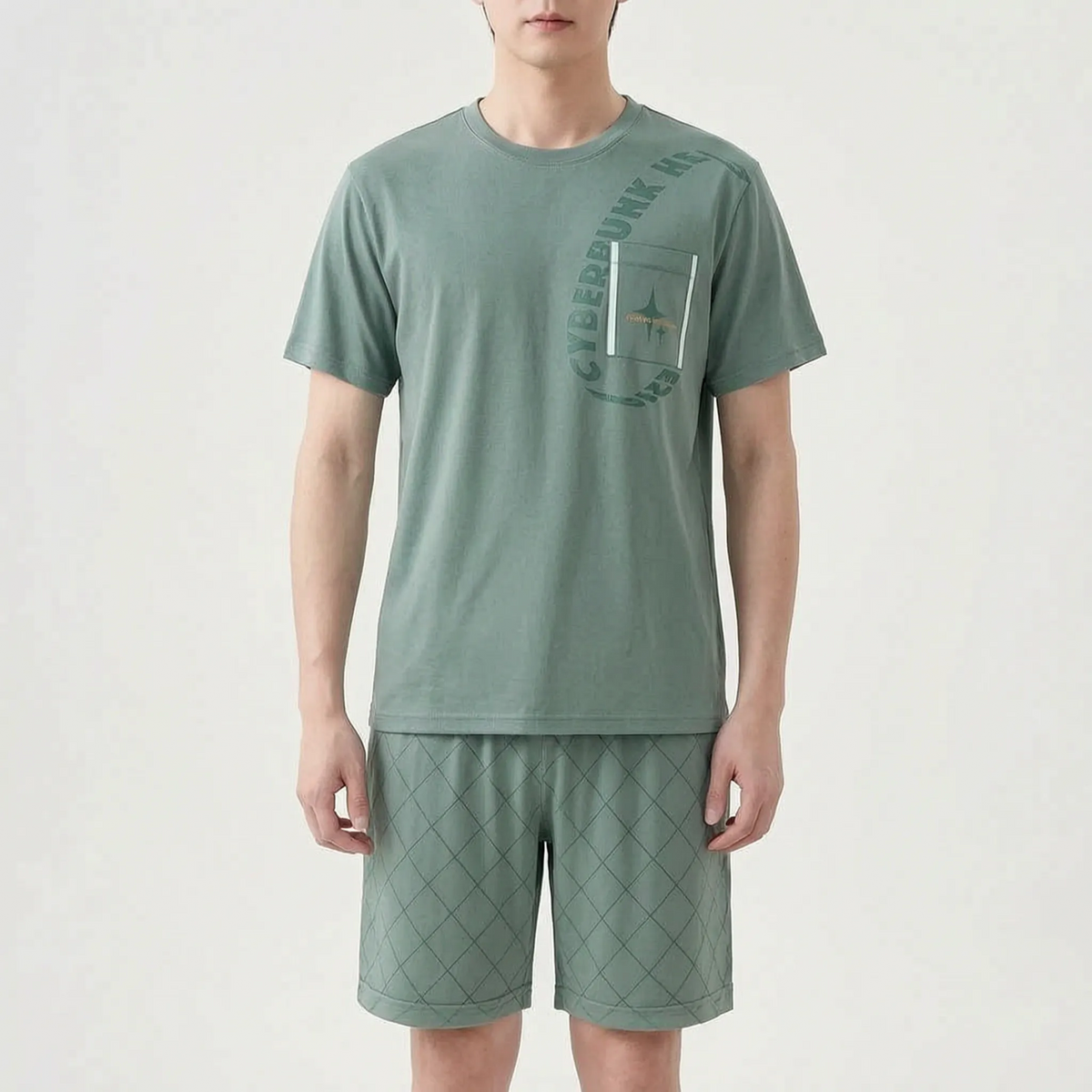 Casual pyjama shortset