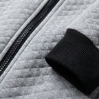 Casual jacket met mouwrits