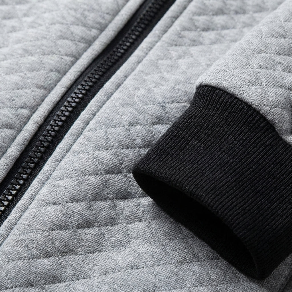Casual jacket met mouwrits