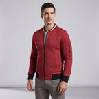 Casual jacket met mouwrits