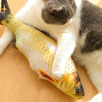 Set van 4 bewegende vissen speeltjes voor katten -fitfish – materiaal: en voor huisdieren — afbeelding 3