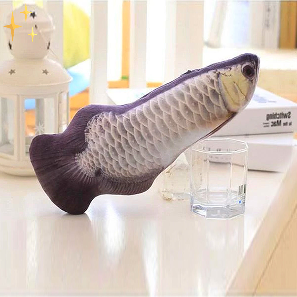 Set van 4 bewegende vissen speeltjes voor katten -fitfish – materiaal: en voor huisdieren — afbeelding 9