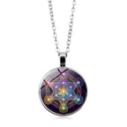Chakra hangertje met metatron’s kubus