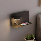 LED wandlamp met usb-oplader en schakelaar