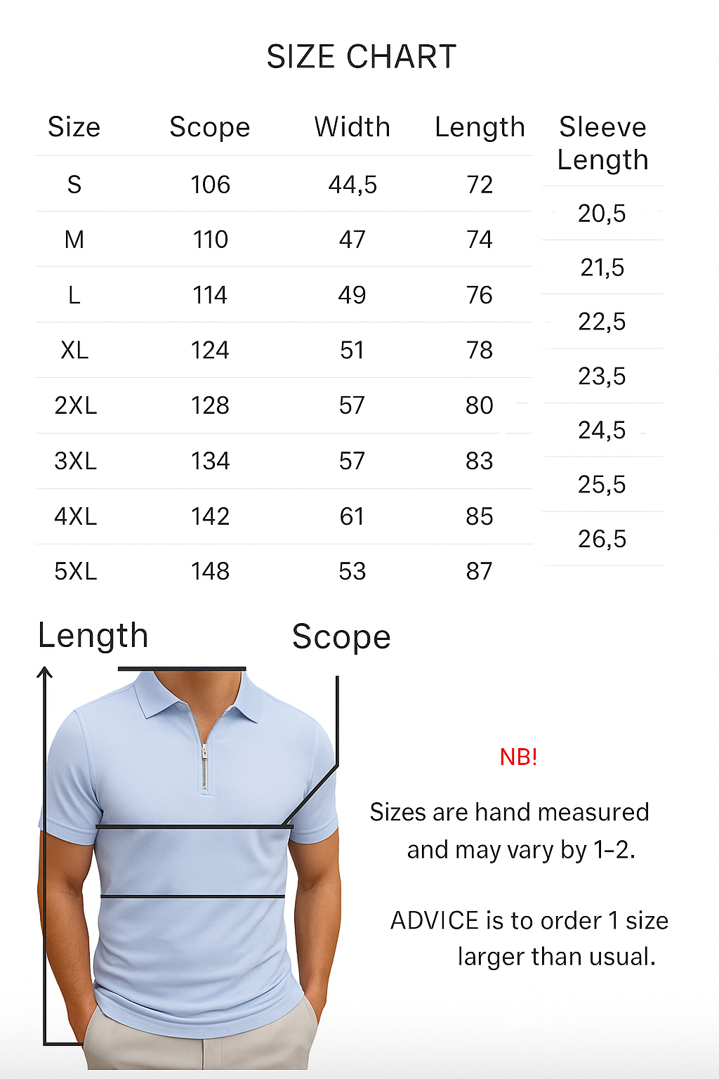 Slim-fit herenpolo met rits