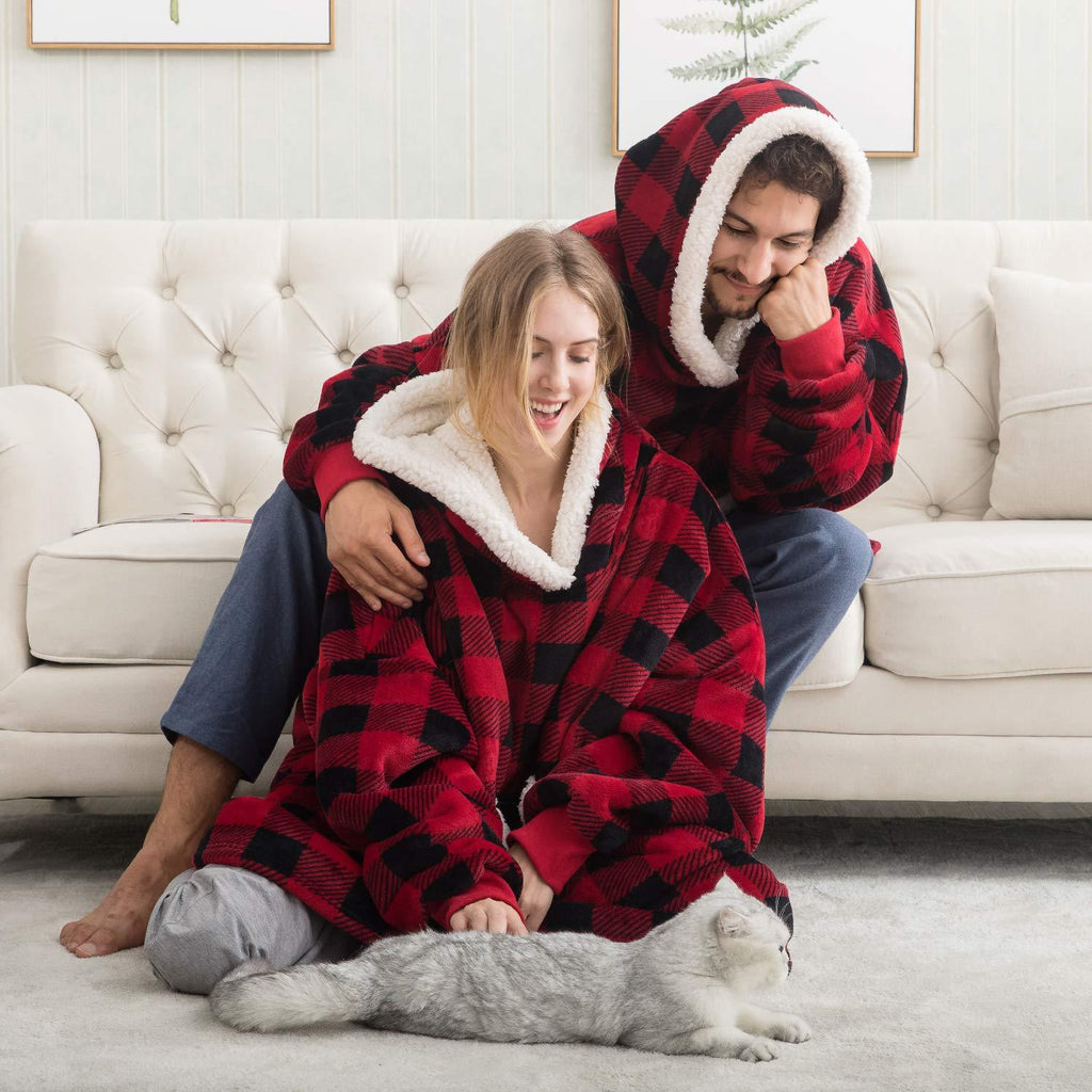 Uniseks thermische fleece hoodie