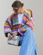 Chunky gebreide cardigan