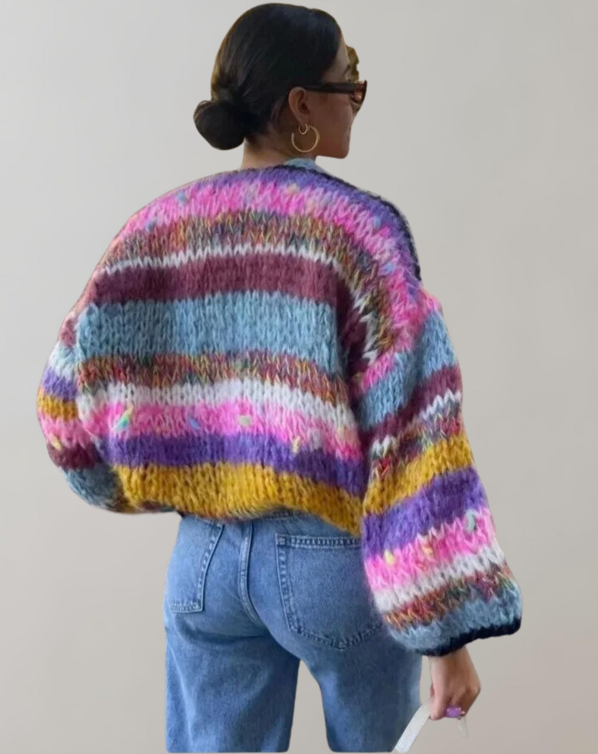 Chunky gebreide cardigan