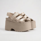 Chunky retro platformsandalen