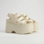 Chunky retro platformsandalen
