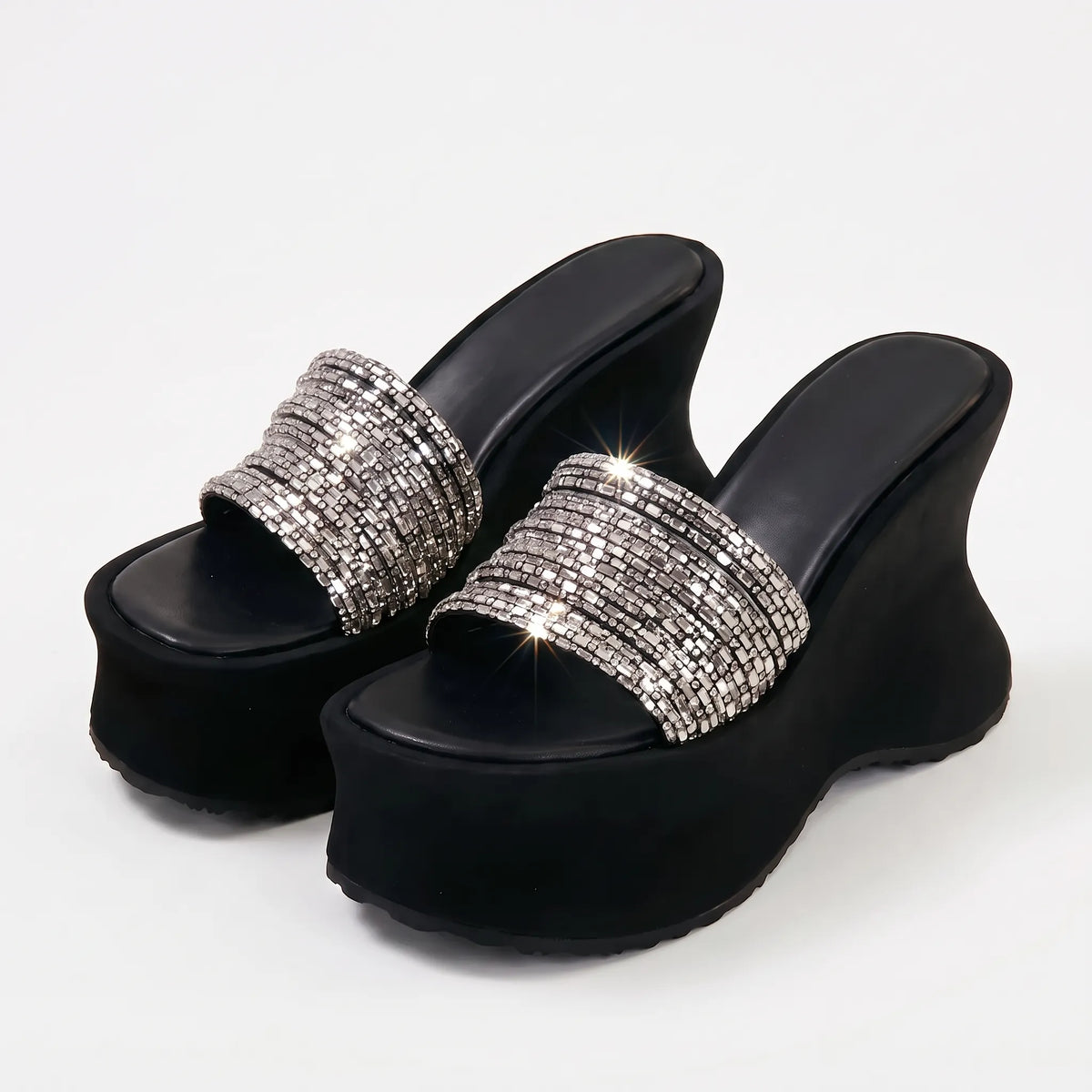 Chunky sleehaksandalen met platform — afbeelding 18