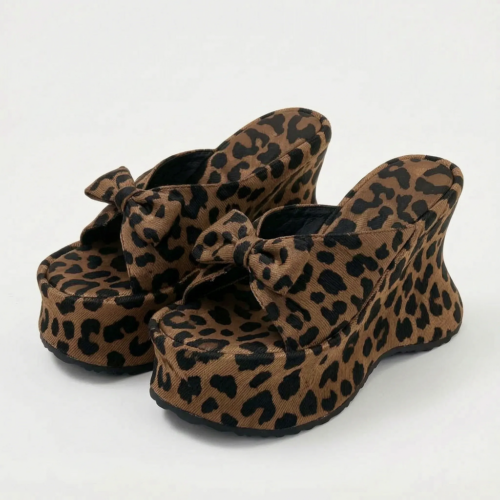 Chunky sleehaksandalen met platform