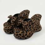 Chunky sleehaksandalen met platform
