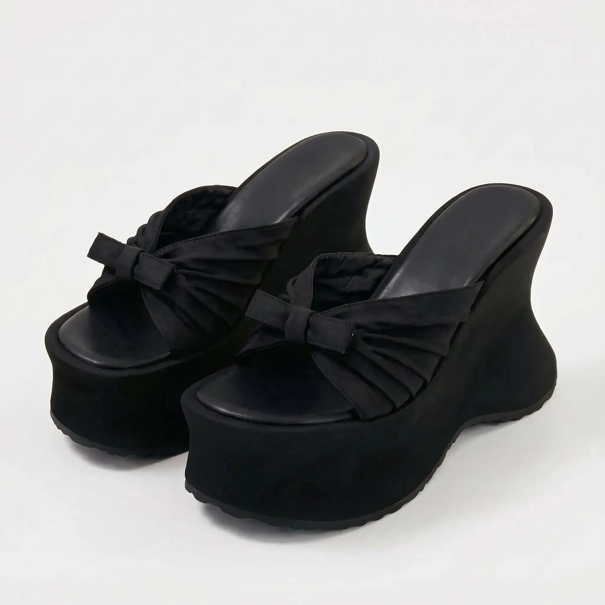 Chunky sleehaksandalen met platform