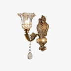 Vintage gouden wandlamp