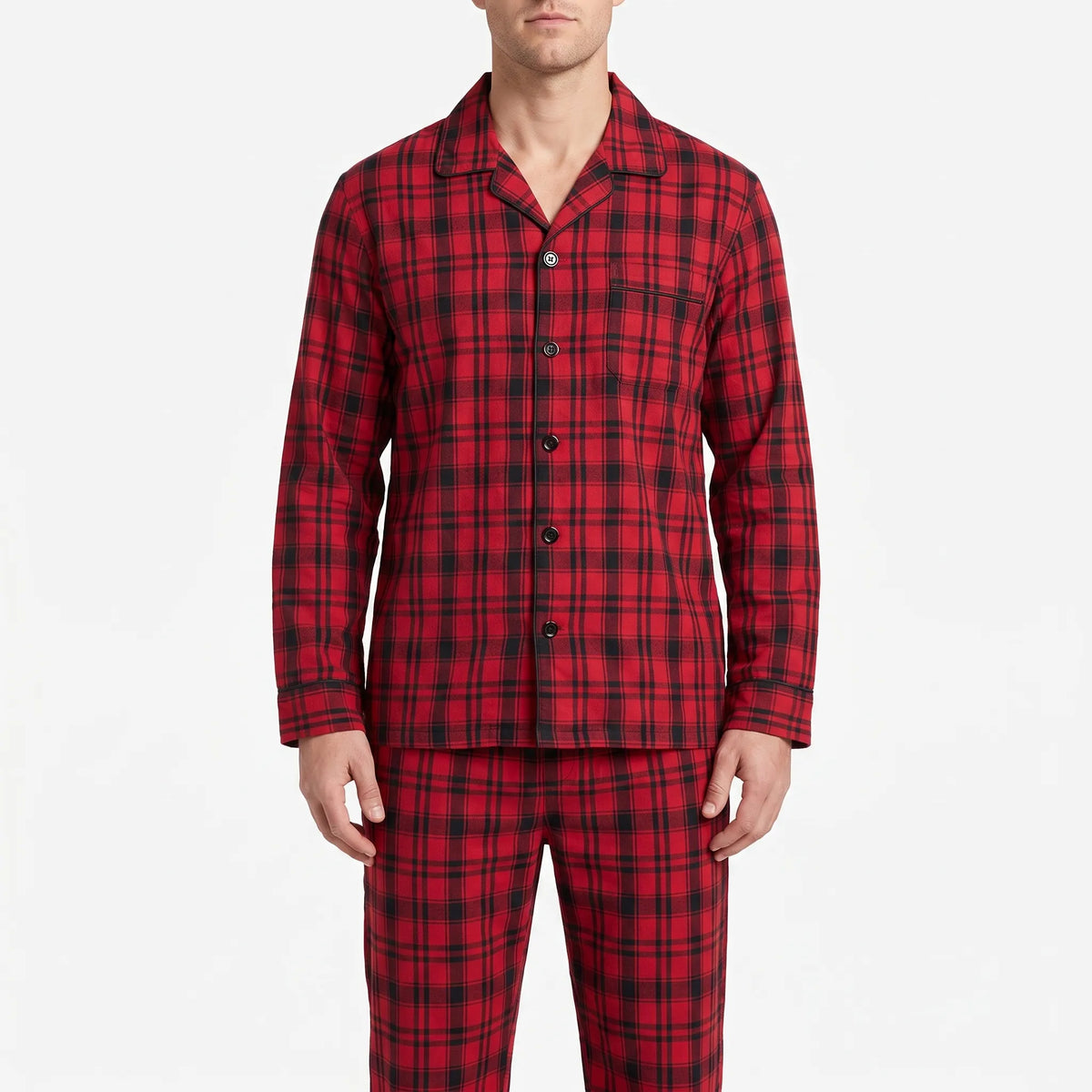 Geruite herenpyjama's