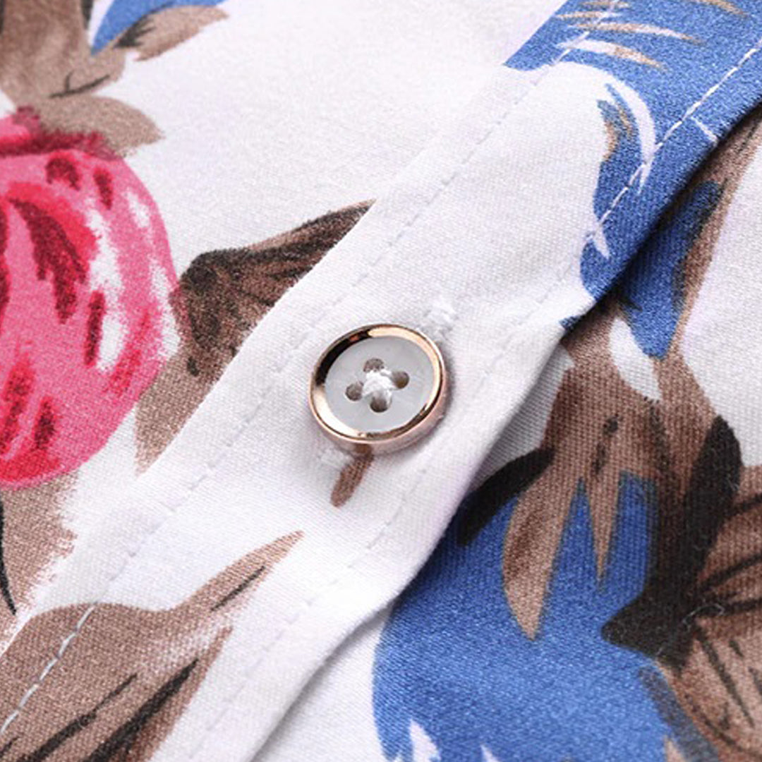 Bloemenprint overhemd